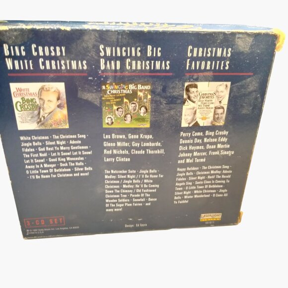 Christmas Favorites 3 CD Set By Bing Crosby Frank Sinatra Nat King Cole - Picture 14 of 15